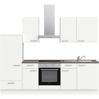 nobilia® elements Küchenzeile »" basic"«, vormontiert, Ausrichtung wählbar, Breite 270 cm, ohne E-Geräte