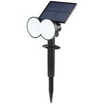 Sygonix Solarleuchte Kunststoff, Metall 0,9 W 100 lm inkl. Dämmerungssensor schwarz