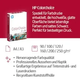 HP ColorChoice A4 160 g/m2 250 Blatt