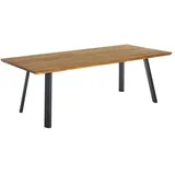 OUTLIV OUTLIV. Orleans, Gartentisch 220x100cm Edelstahl/Teak Natur