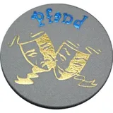 200 Stück Fasching Chips/Karneval Chips Faschingschips hier 2 Masken GRAU in verschiedenen Motiven und Farben erhätlich für Fastnacht, Fasnacht, Chips für die fünfte Jahreszeit