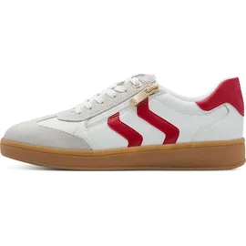 Marco Tozzi Feel Me Damen Sneaker Weiß/Rot 41