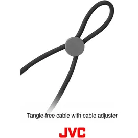 JVC HA-EN15W-B-U, Kabellos, Musik, 20 - 20000 Hz, 13 g, Kopfhörer, Schwarz - Schwarz