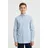 Jack & Jones Junior Langarmhemd JJEAXEL elastisch und einfach kombinierbar unifarben, modisch, regular fit, Web, Hemdkragen blau 128