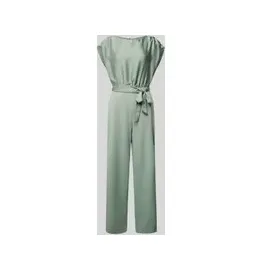 Swing Jumpsuit mit Rundhalsausschnitt, Hellgruen, 46
