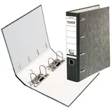Falken Doppelordner S70 2 x DIN A5 quer 70 mm, Wolkenmarmor, schwarz