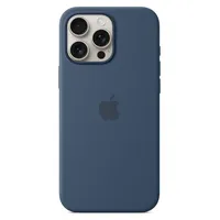 Apple iPhone 16 Pro Silikon Case mit MagSafe Denim