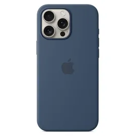 Apple iPhone 16 Pro Silikon Case mit MagSafe Denim