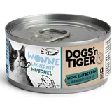 Dogs'n Tiger Cat Filet 12 x 70 g - Lachs mit Muschel