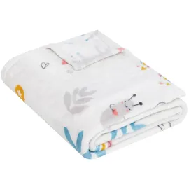 s.Oliver Kinderdecke Flanellfleecedecke s.Oliver Junior Einhorn, s.Oliver, mit kunterbunten Motiven bunt