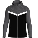 Trainingsjacke mit Kapuze 801 schwarz/anthrazit M