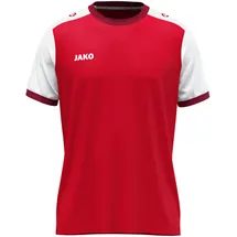 Jako Dynamic Kurzarm, rot/weiß/dunkelrot, 164