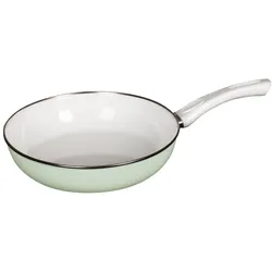 Riess Ceramic Glas Pfanne Ø28cm Green Emaille