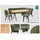 OTTO home Eckbankgruppe OTTO HOME "Aretha Essecke, Sitzgruppe, Eckbank, Küchenbank", grün (mayfly, schwarz), B:215cm H:87cm T:150cm, 90% PES, 5% Nylon, 5% Rayon, Sitzmöbel-Sets, Eckbankgruppe, Esszimmer Sitzgruppe, Tisch, Stühle und Bank gepolstert, Nosagfederung