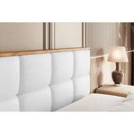 altdecor Boxspringbett 160 x 200 cm H3 Weiß
