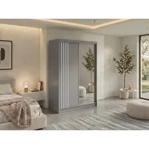MKS Schiebetürenschrank DIANA 150 x 216 x 61 cm Grau