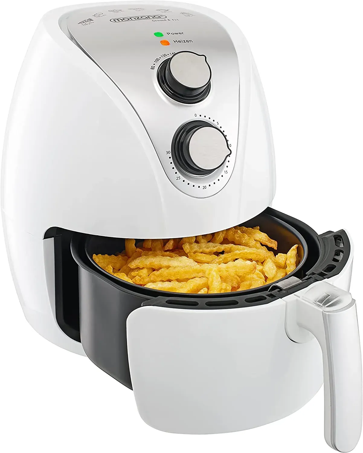 Air Fryer 9in1 White 1500W 36L incl Recipe Booklet