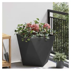 vidaXL Pflanzkübel 50 x 50 x 50 cm Schwarz