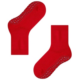 Falke Kinder Stoppersocken - Catspads, Anti-Rutsch, Socken, Vollsohle, Merino-Wolle Rot 39-42