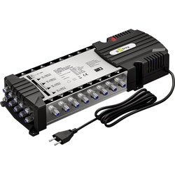 Goobay Sat-Multischalter 9 Eingänge/16 Ausgänge - Verteiler für max. 16 Teilnehmer von zwei Satelliten
