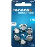 RENATA Knopfzelle ZA 675 660 mAh 6 St.