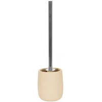 KLEINE WOLKE Wc-Bürstengarnitur Eclipse, Beige, Metall, 10.3x41.5 cm, Bürstenkopf abnehmbar, austauschbar, Badezimmer, WC Ausstattung, WC Bürstengarnituren