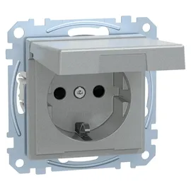 Merten Schuko-Steckdose IP44 Aluminium 1 St.