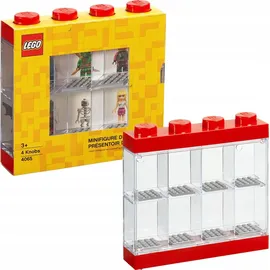 LEGO Aufbewahrungsbox 19,1 x 18,4 cm 1-tlg. rot/transparent