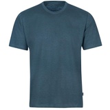 Trigema Herren T-Shirt aus Baumwolle 637202, Jeans-melange, 5XL