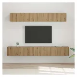 vidaXL Artisan-Eiche TV-Lowboard 30 x 30 x 30 cm Beige Holzwerkstoff