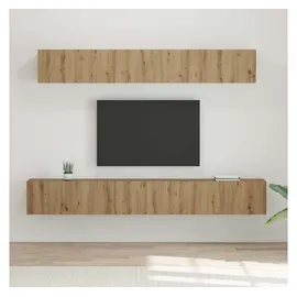vidaXL Artisan-Eiche TV-Lowboard 30 x 30 x 30 cm Beige Holzwerkstoff