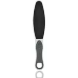 TITANIA Softtouch Doppelfussfeile (Grob & Fein) • Zweiseitige Hornhaut Feile • Ergonomische Fußfeile • Effektive Hornhautraspel Fuß • Made in Germany • Fussfeile (23cm, Grau)