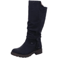 RIEKER Damen Z4776 Hochschaftstiefel, Schwarz, 42 EU