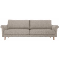HÜLSTA sofa 3-Sitzer »hs.450«, modern Landhaus, Breite 208 cm, Füße in Nussbaum
