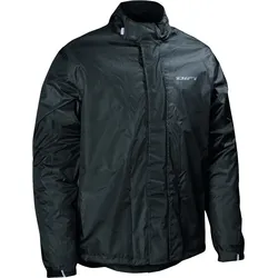 DIFI Fuzzy Motorrad Regenjacke, schwarz, Größe S für Männer