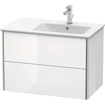 Duravit Waschtischunterschrank 2 Auszüge 81 x 47,8 x 56 cm Graphit Matt
