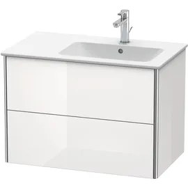 Duravit Waschtischunterschrank 2 Auszüge 81 x 47,8 x 56 cm Graphit Matt