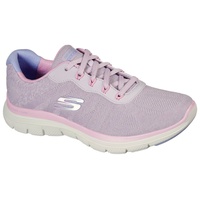 Skechers FLEX APEEAL 4.0 FRESH MOVE Sneaker mit Air Cooled Memory Foam, Freizeitschuh, Halbschuh, Schnürschuh lila|rosa 35