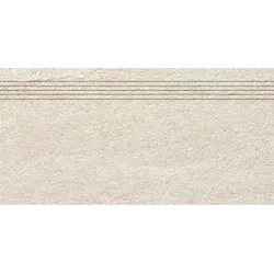 Rako Quarzit Treppenfliese beige 30x60 cm matt DCVSE735.1