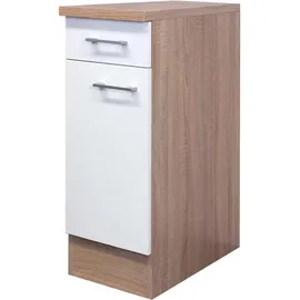 Flex-Well Unterschrank Samoa 30 x 60 x 85 cm Weiß