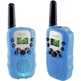 X4-Tech Walkie Talkie 2er Set blau