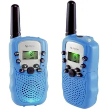 X4-Tech Walkie Talkie 2er Set blau