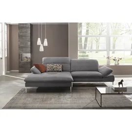 W.Schillig Eckcouch Chenille 3-Sitzer Grau