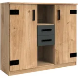 WIMEX Highboard Liverpool ¦ holzfarben ¦ Maße (cm): B: 124 H: 105 T: 41.0