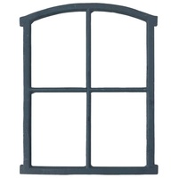 Aubaho Fenster Fenster grau Stallfenster Eisenfenster Scheunenfenster Eisen 64cm Anti