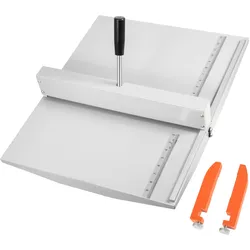 VEVOR Rillmaschine 460 mm, Manuelle Nutmaschine 635 mm x 535 mm x 155 mm, Creasing Maschine 9,5 kg, Bürobedarf und Schreibwaren mit Arbeitssparender Griff, Falzmaschine für Dateien, Karten