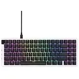 NZXT Function Mini TKL Mechanische PC Gaming Tastatur - beleuchtet - lineare RGB Schalter - MX kompatible Schalter - Hot Swap - Aluminium Cover - Mechanical Gaming Keyboard | EN (QWERTY) Weiß