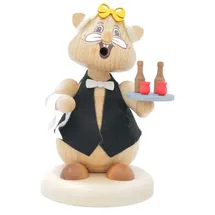Schweda Räuchermännchen Hamster Klein - Kellnerin