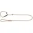 Trixie Hundeleine Retrieverleine S–M 1,70 m, mit Zugstopp – Sand/schwarz