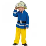 Festartikel Müller 118.319.04 Feuerwehr Kostüm, Blau-Gelb, 104